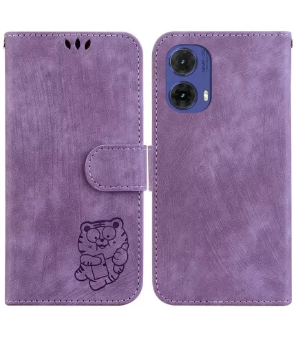 Tigrić diizajn preklopna torbica futrola Motorola Moto G85 5G