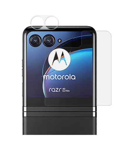 Zaštitno kaljeno staklo ekrana i kamere Motorola Razr 40 Ultra 5G