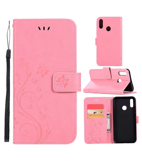 Cvijeće i leptiri prteklopna torbica futrola Huawei P Smart 2019