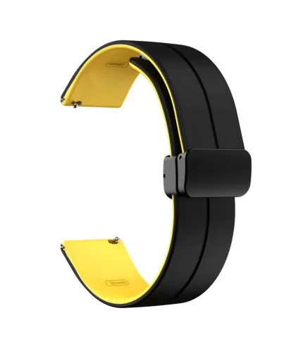 Silikonski remen Dual Color Magnet za Samsung Galaxy Watch3 45 mm / Huawei Watch GT2/GT3 22mm