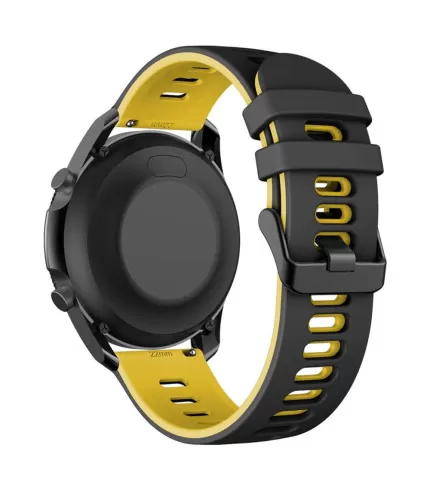 Silikonski remen Dual Color Sport za Samsung Galaxy Watch3 45 mm / Huawei Watch GT2/GT3 22mm