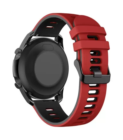 Silikonski remen Dual Color Sport za Samsung Galaxy Watch3 45 mm / Huawei Watch GT2/GT3 22mm