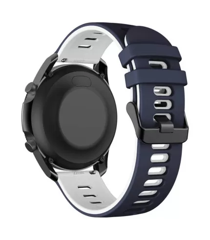 Silikonski remen Dual Color Sport za Samsung Galaxy Watch3 45 mm / Huawei Watch GT2/GT3 22mm