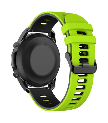 Silikonski remen Dual Color Sport za Samsung Galaxy Watch3 45 mm / Huawei Watch GT2/GT3 22mm