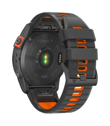 Silicone Watch Band Dual Color for Garmin Fenix 7