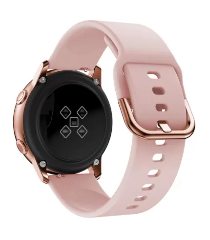Mekani glatki silikonski remen za sat 20mm za Galaxy Watch, Garmin Forerunner 645 itd.