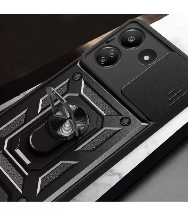 Hybrid magnet ​​PC + TPU maskica sa zaštitom za kameru za Xiaomi Redmi 13C