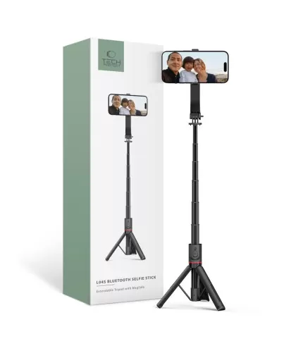 TECH-PROTECT Magsafe magnetni i mehanički stativ tripod selfie stick s Bluetooth daljinskim upravljačem