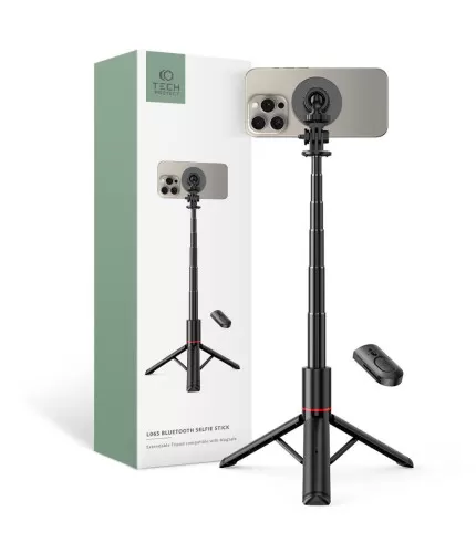 TECH-PROTECT Magsafe stativ tripod selfie stick s Bluetooth daljinskim upravljačem