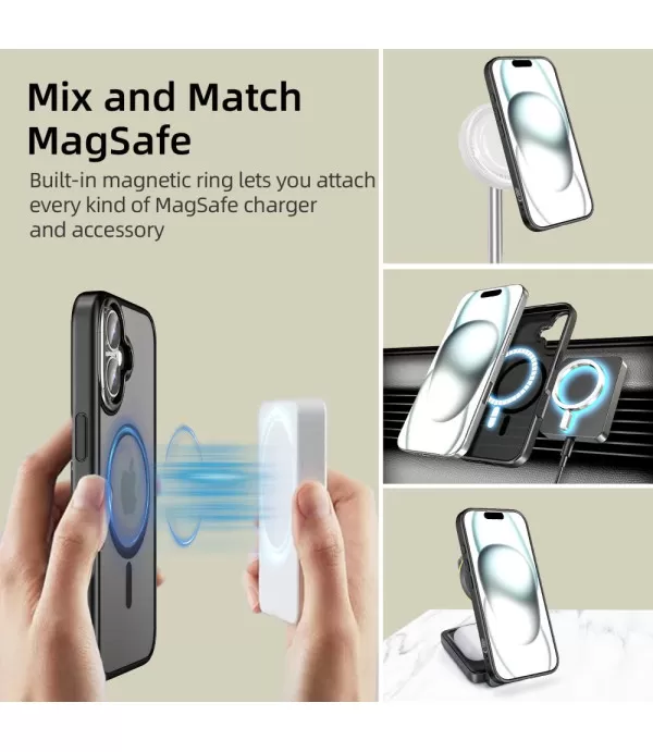 TECH-PROTECT prozirna Magsafe maskica za Apple iPhone 16