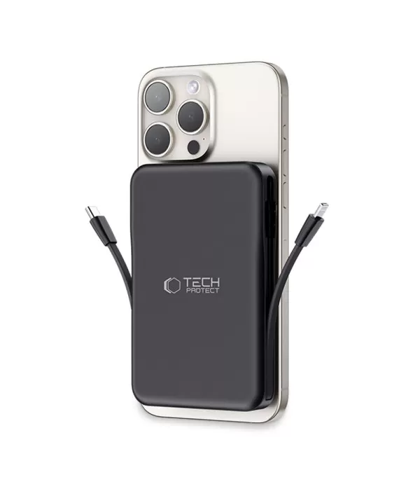TECH-PROTECT Lifemag PB31 Magsafe magnetni powerbank, 15W, 10000mAh