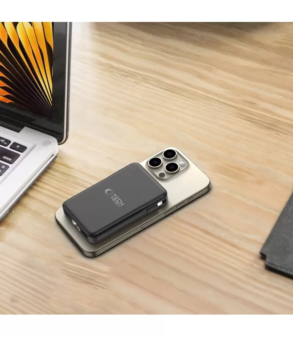 TECH-PROTECT Lifemag PB31 Magsafe magnetni powerbank, 15W, 10000mAh