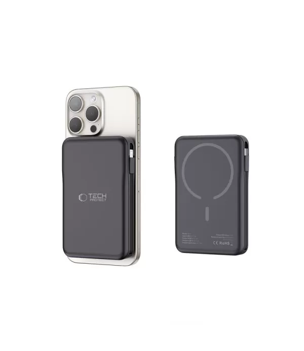 TECH-PROTECT Lifemag PB31 Magsafe magnetni powerbank, 15W, 10000mAh