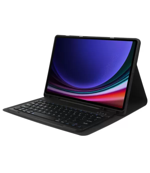TECH-PROTECT Tri Fold torbica s Bluetooth tipkovnicom za Samsung Galaxy Tab S9 FE Plus 12.4"