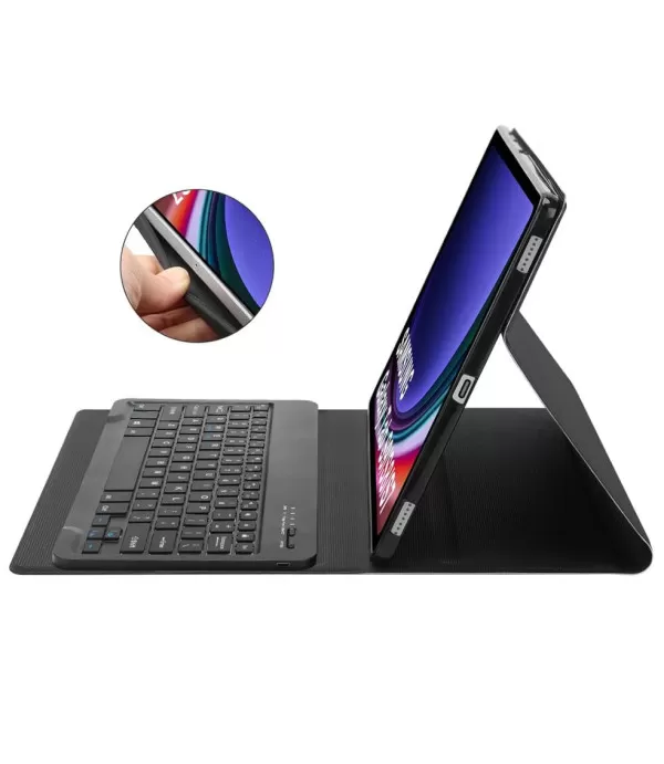 TECH-PROTECT Tri Fold torbica s Bluetooth tipkovnicom za Samsung Galaxy Tab S9 FE Plus 12.4"
