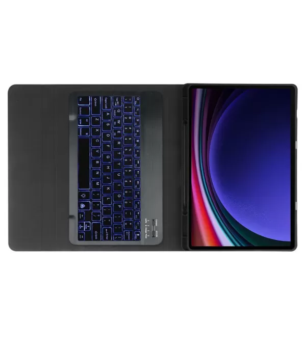 TECH-PROTECT Tri Fold torbica s Bluetooth tipkovnicom za Samsung Galaxy Tab S9 FE Plus 12.4"