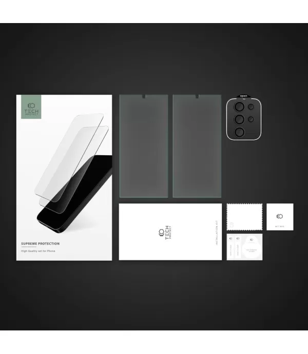 TECH-PROTECT Superme set 2 zaštitna stakla za ekran i kameru za Samsung Galaxy S24 Ultra 5G