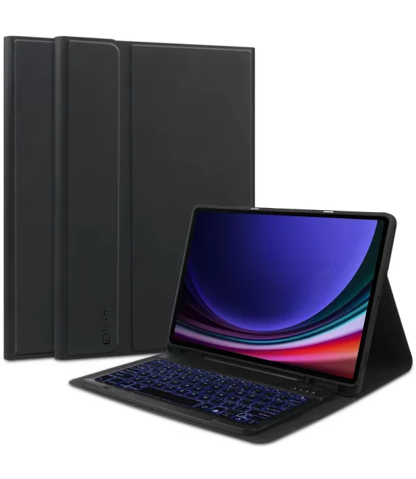 Tech-Protect preklopna torbica s tipkovnicom za Galaxy Tab S9 FE / S10 FE