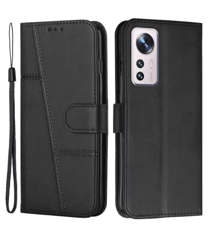 Crazy Horse prošivena preklopna torbica futrola Xiaomi 12 Lite 5G