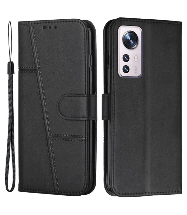 Crazy Horse prošivena preklopna torbica futrola Xiaomi 12 Lite 5G