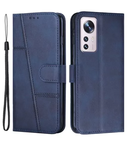 Crazy Horse prošivena preklopna torbica futrola Xiaomi 12 Lite 5G
