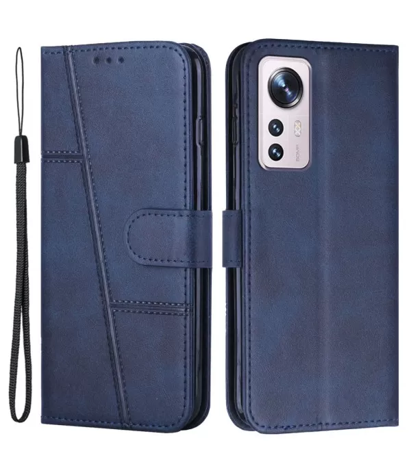 Crazy Horse prošivena preklopna torbica futrola Xiaomi 12 Lite 5G