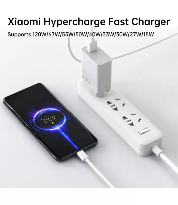  XIAOMI MDY-14-EE Hypercharge 120W kućni punjač s Type-C kabelom za punjenje