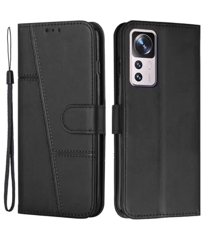 Crazy Horse prošivena preklopna torbica futrola Xiaomi 12T/12T Pro 5G