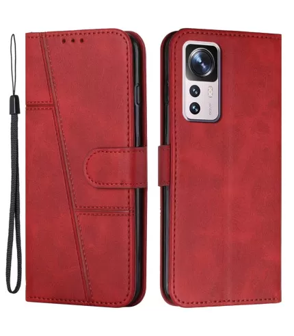 Crazy Horse prošivena preklopna torbica futrola Xiaomi 12T/12T Pro 5G