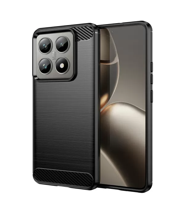 Carbon Brush TPU Silikonska Maska za Xiaomi 14T / 14T Pro