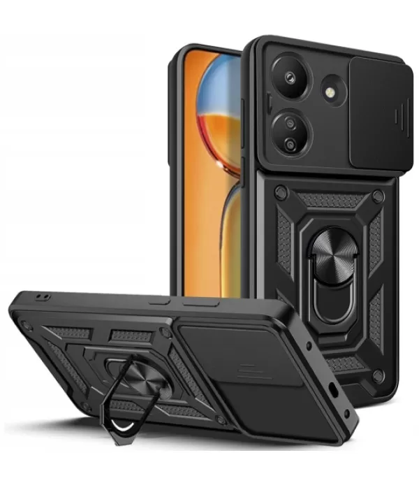 Hybrid magnet ​​PC + TPU maskica sa zaštitom za kameru za Xiaomi Redmi 13C