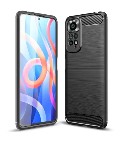 Carbon Brush silikonska zaštitna maska Xiaomi Redmi Note 11 4G