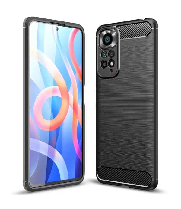 Carbon Brush silikonska zaštitna maska Xiaomi Redmi Note 11 4G