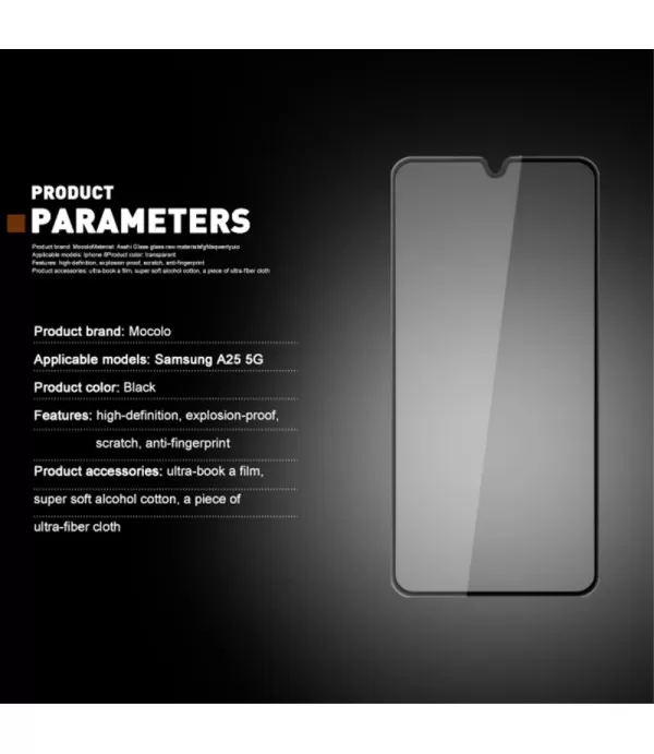 Premium full glue zaštitno kaljeno staklo Samsung Galaxy A15 / A25 5G
