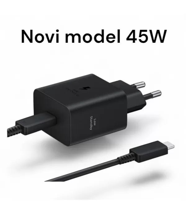 Samsung EP-T4511XBEGEU 45W Super Brzi Punjač s Type-C Kabelom