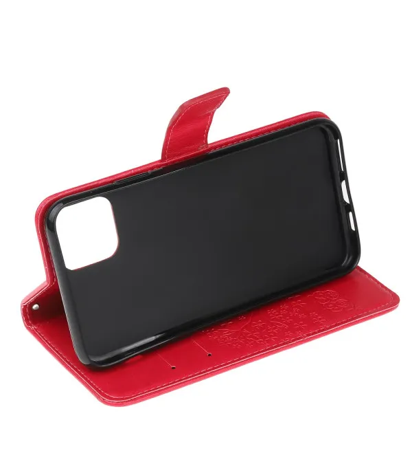 Preklopna novčanik torbica za Apple iPhone 11 – Sove dizajn, PU koža