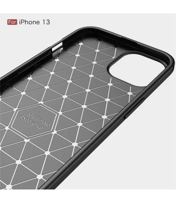 Carbon Brush TPU silikonska maska za iPhone 13 (6.1")