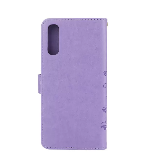 Preklopna torbica futrola Samsung Galaxy A70 cvijeće dizajn