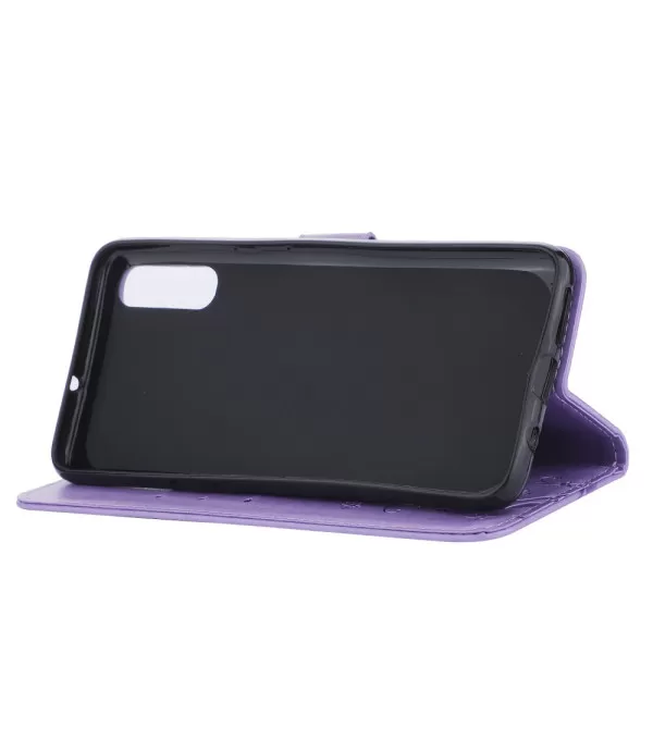 Preklopna torbica futrola Samsung Galaxy A70 cvijeće dizajn