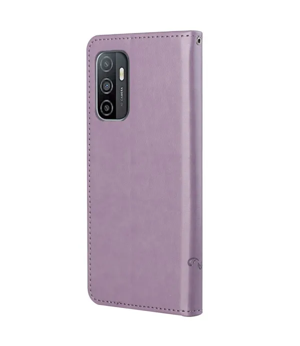 Cvijeće i leptir preklopna torbica s novčanikom za Samsung Galaxy A33 5G
