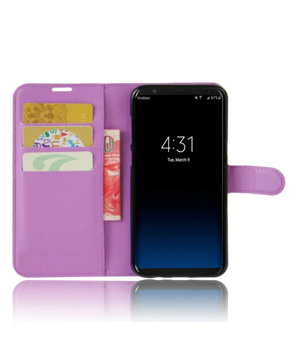 Litchi kožni novčanik torbica za Samsung Galaxy S8 Plus