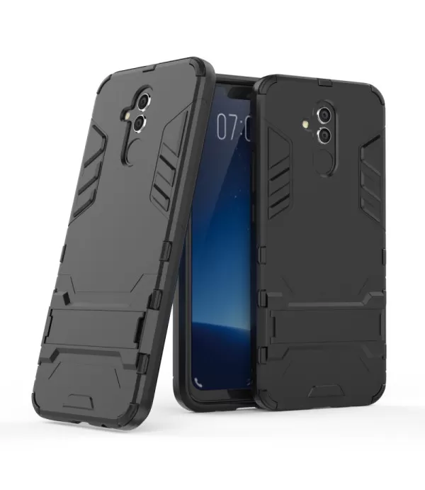 Silikonska - Plastična maska Hybrid sa stalkom za Huawei Mate 20 Lite