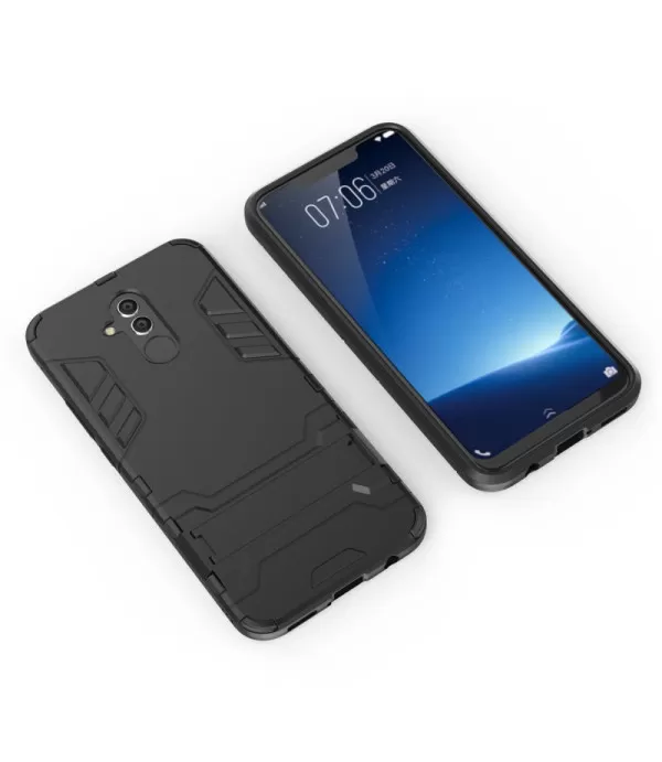 Silikonska - Plastična maska Hybrid sa stalkom za Huawei Mate 20 Lite
