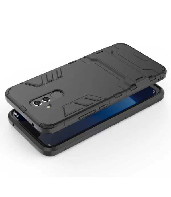 Silikonska - Plastična maska Hybrid sa stalkom za Huawei Mate 20 Lite