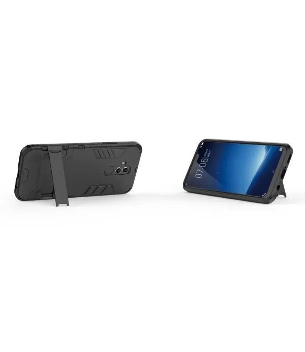 Silikonska - Plastična maska Hybrid sa stalkom za Huawei Mate 20 Lite