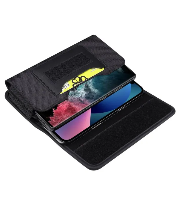 Univerzalna horizontalna torbica za remen 6,7–6,9" – Dual Phone Oxford Nylon