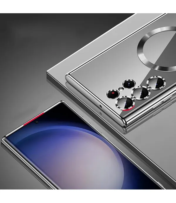 Techsuit Luxury Crystal MagSafe maskica za Samsung Galaxy S21 Ultra 5G