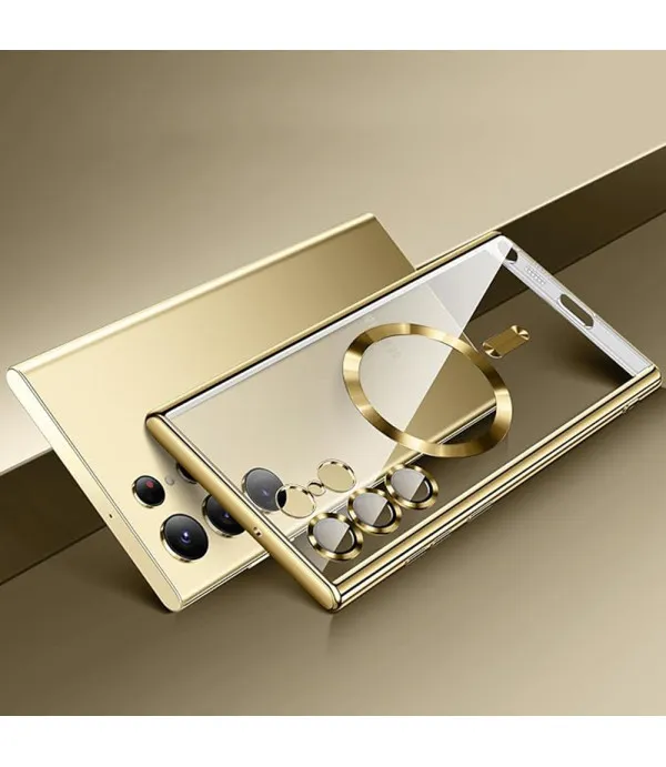 Techsuit Luxury Crystal MagSafe maskica za Samsung Galaxy S21 Ultra 5G