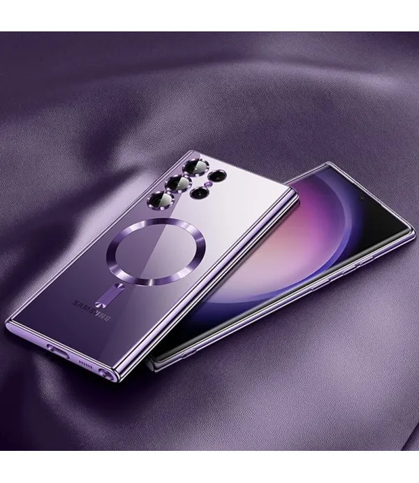 Techsuit Luxury Crystal MagSafe maskica za Samsung Galaxy S21 Ultra 5G