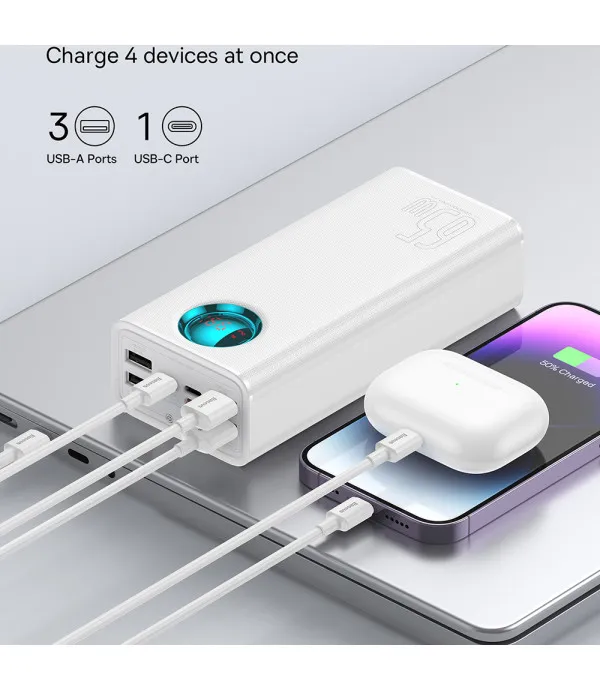 Baseus Power Bank 26800 mAh 65W s LED zaslonom i 5 izlaza